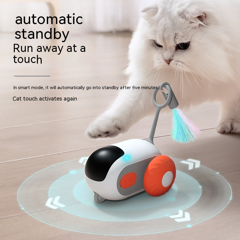 Remote Control Interactive Cat Car Toy USB Charging Chasing Automatic Self-moving Remote Smart Control Car Interactive Cat Toy Pet Products - THE BOLD STREET