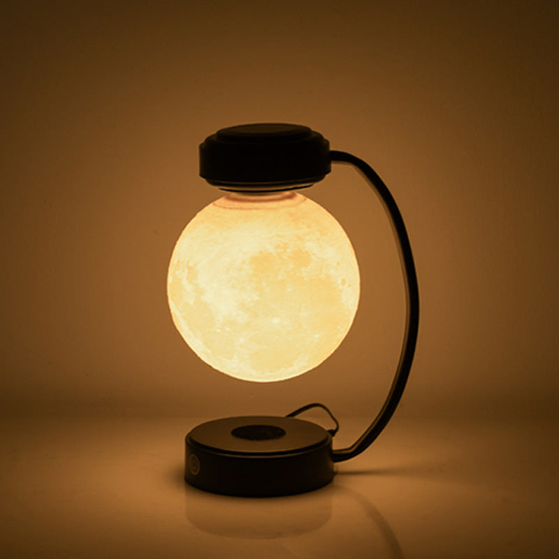 3D LED Moon Night Light Wireless Magnetic Levitating Rotating Floating Ball Lamp For School Office Bookshop Home Decoration - THE BOLD STREET