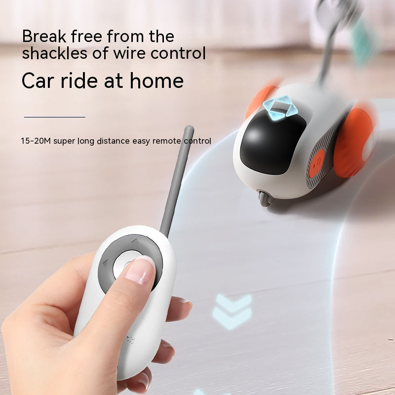 Remote Control Interactive Cat Car Toy USB Charging Chasing Automatic Self-moving Remote Smart Control Car Interactive Cat Toy Pet Products - THE BOLD STREET
