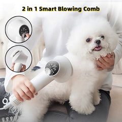 Smart Pet Hair Dryer Dog Golden Retriever Cat Grooming Hairdressing Blow & Comb Silent No Harm Pet Cleaning Supplies Pet Products - THE BOLD STREET